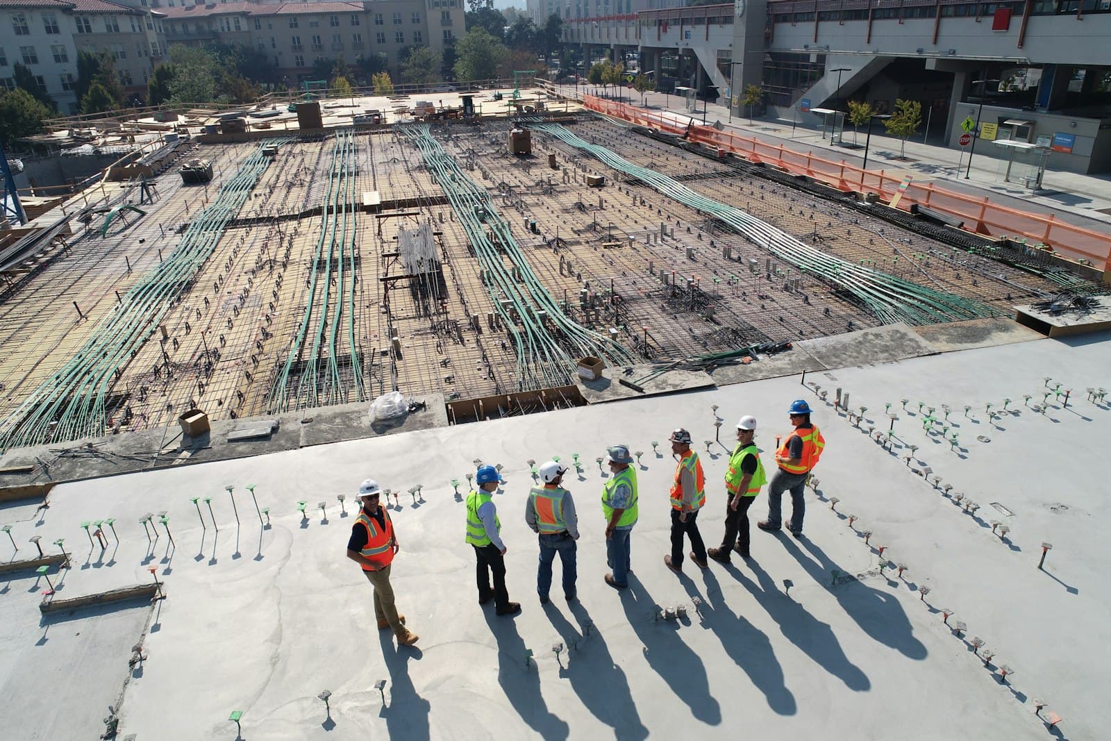 Crew on a job site